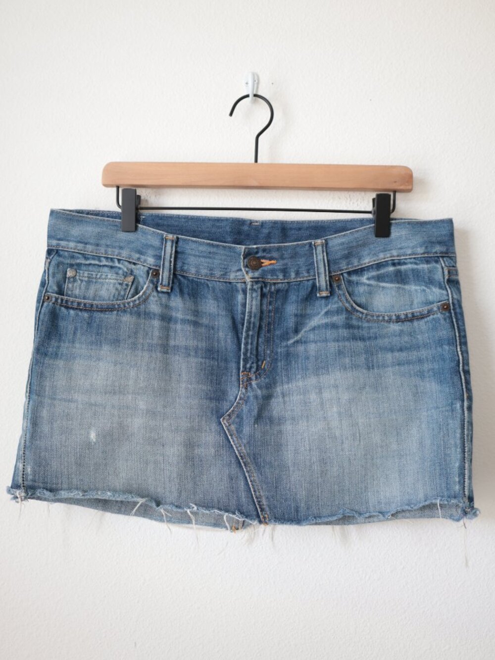Y2K Ralph Lauren Denim & Supply Low Rise Micro Mini Skirt | 30